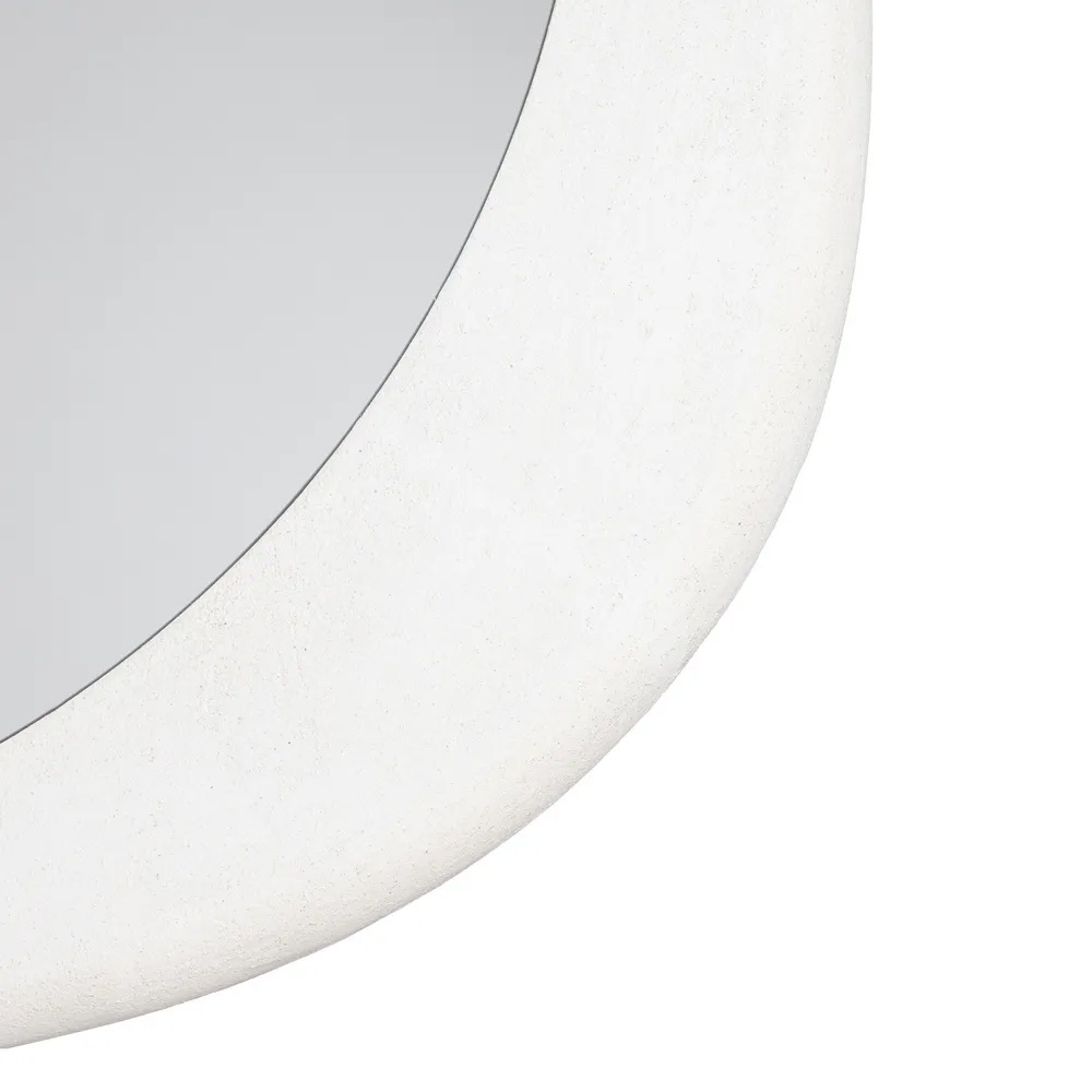 Espejo de Pared Blanco 6 x 98 x 98 cm 