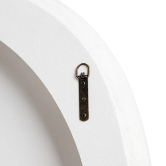 Espejo de Pared Blanco 6 x 98 x 98 cm 