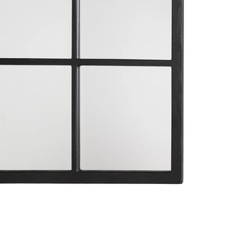 Espejo de Madera Negro 3 x 90 x 120 cm 