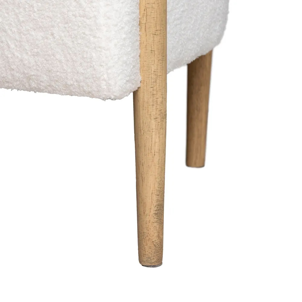 Sofá 2 Plazas Tejido Poliéster Beige 67 x 143 x 69 cm 