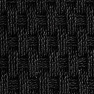 Banco de Acero Negro y Cuerda de Papel 35 x 100 x 46 cm 