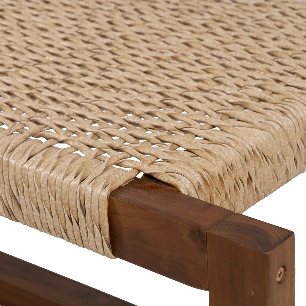 Banqueta Madera de Teca Natural 49 x 138 x 36 cm 