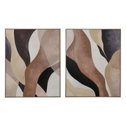 Cuadro Impresión Abstracto 2 Modelos 3,8 x 80 x 100 cm 