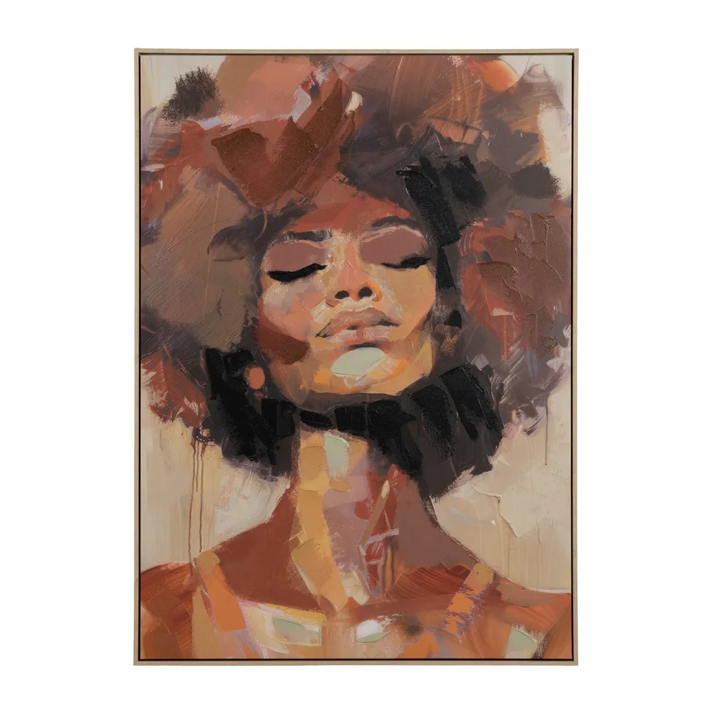 Cuadro Pintura en Lienzo Chica 100 x 140 cm 