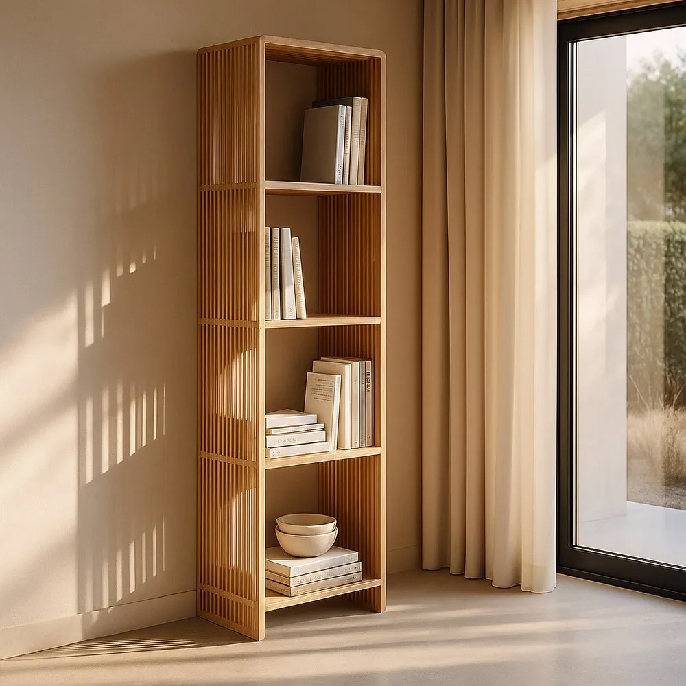 Estantería de Madera de Teca Reciclada 35 x 54 x 190 cm 