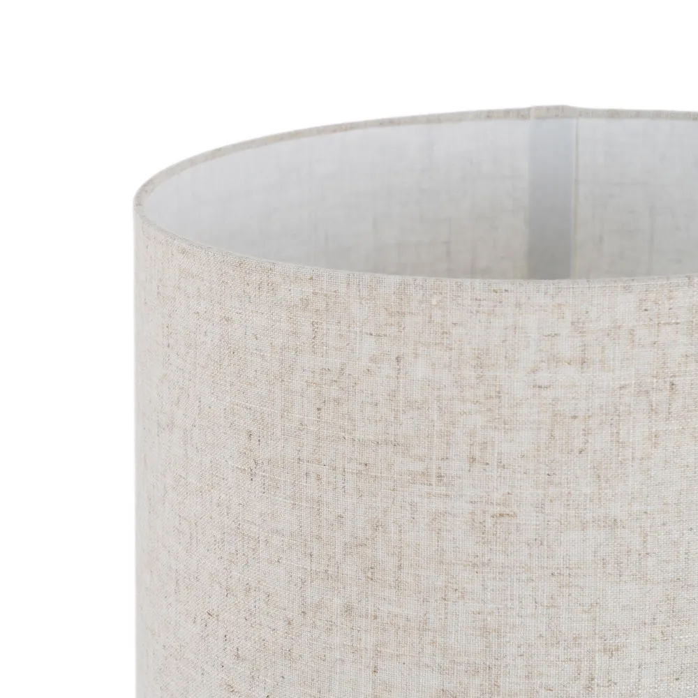 Lámpara de Suelo de Resina Beige 33 x 33 x 126,5 cm