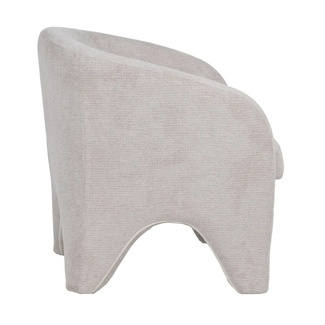 Sillón de Madera de Pino y Poliéster Gris 73 x 74 x 75 cm