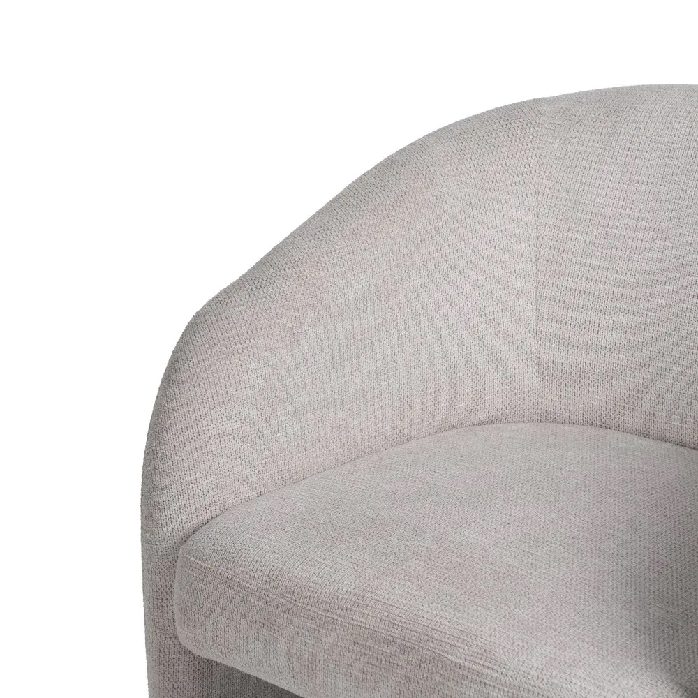 Sillón de Madera de Pino y Poliéster Gris 73 x 74 x 75 cm