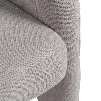 Sillón de Madera de Pino y Poliéster Gris 73 x 74 x 75 cm