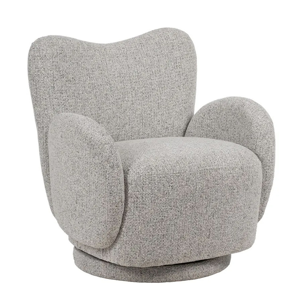 Sillón Poliéster Gris Jaspeado 76 x 78 x 80 cm