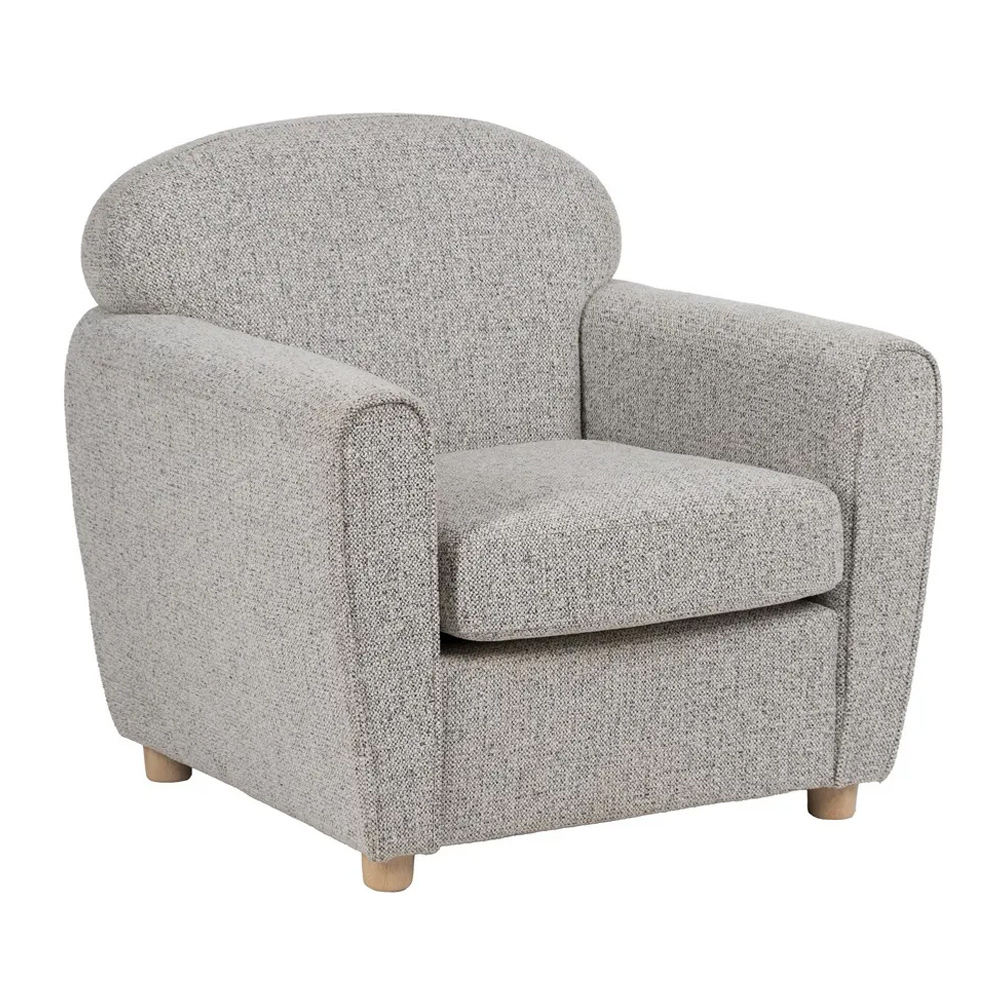 Sillón en Poliéster Gis Jaspeado 75 x 81 x 82 cm 