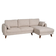 Sofá Chaise Longue Tejido de Poliéster 155 x 240 x 86 cm 