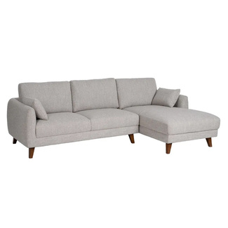 Sofá Chaise Longue Tejido de Poliéster 155 x 240 x 86 cm 