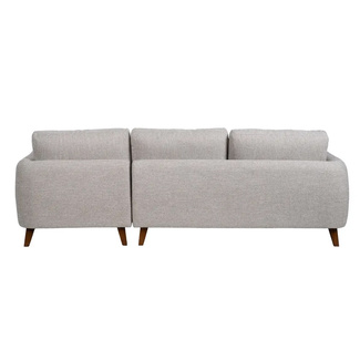 Sofá Chaise Longue Tejido de Poliéster 155 x 240 x 86 cm 