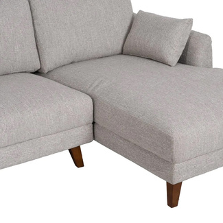 Sofá Chaise Longue Tejido de Poliéster 155 x 240 x 86 cm 