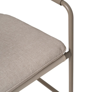 Conjunto Exterior de Acero Beige y Tejido Olefina 