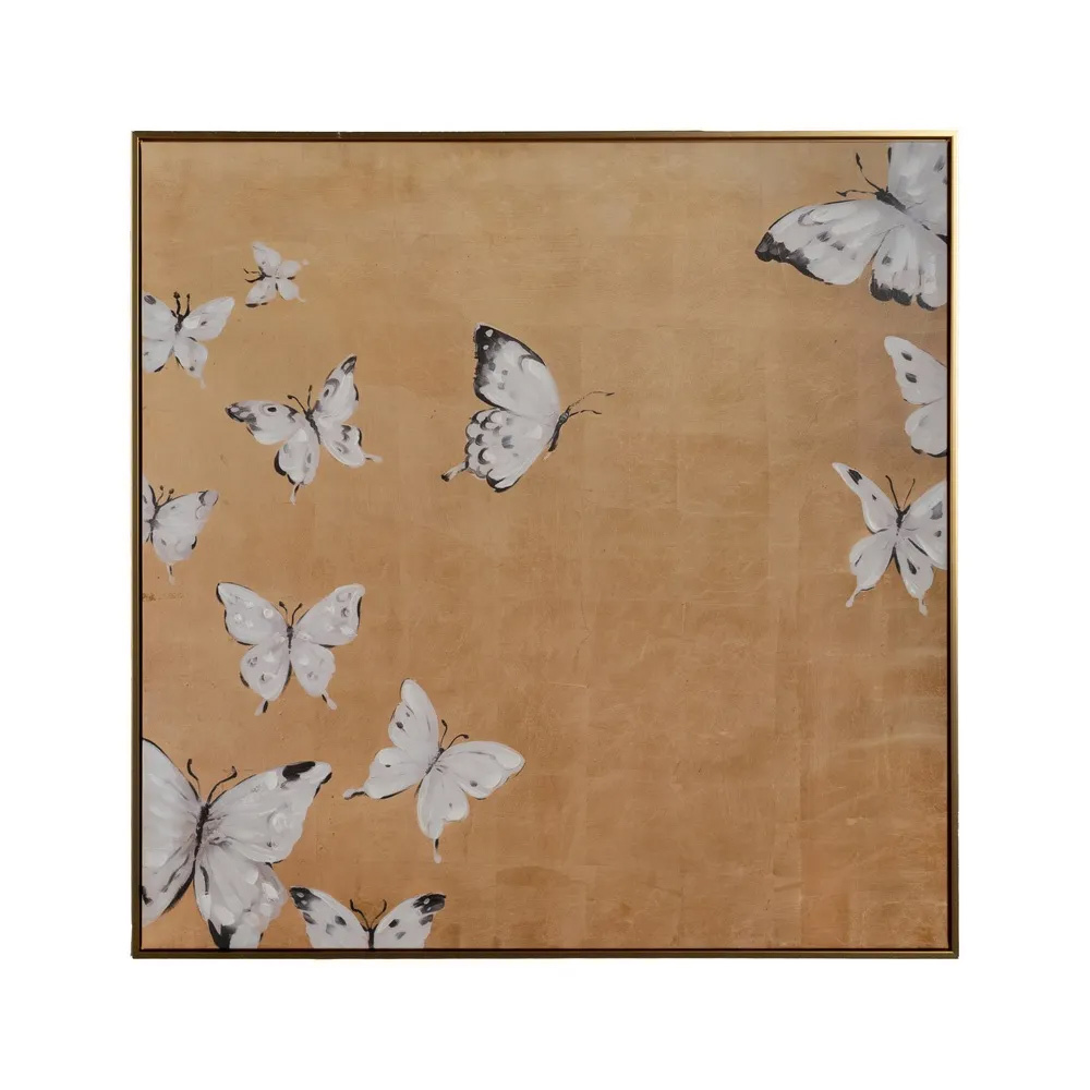 Cuadro en Lienzo Mariposas 100 x 100 cm   