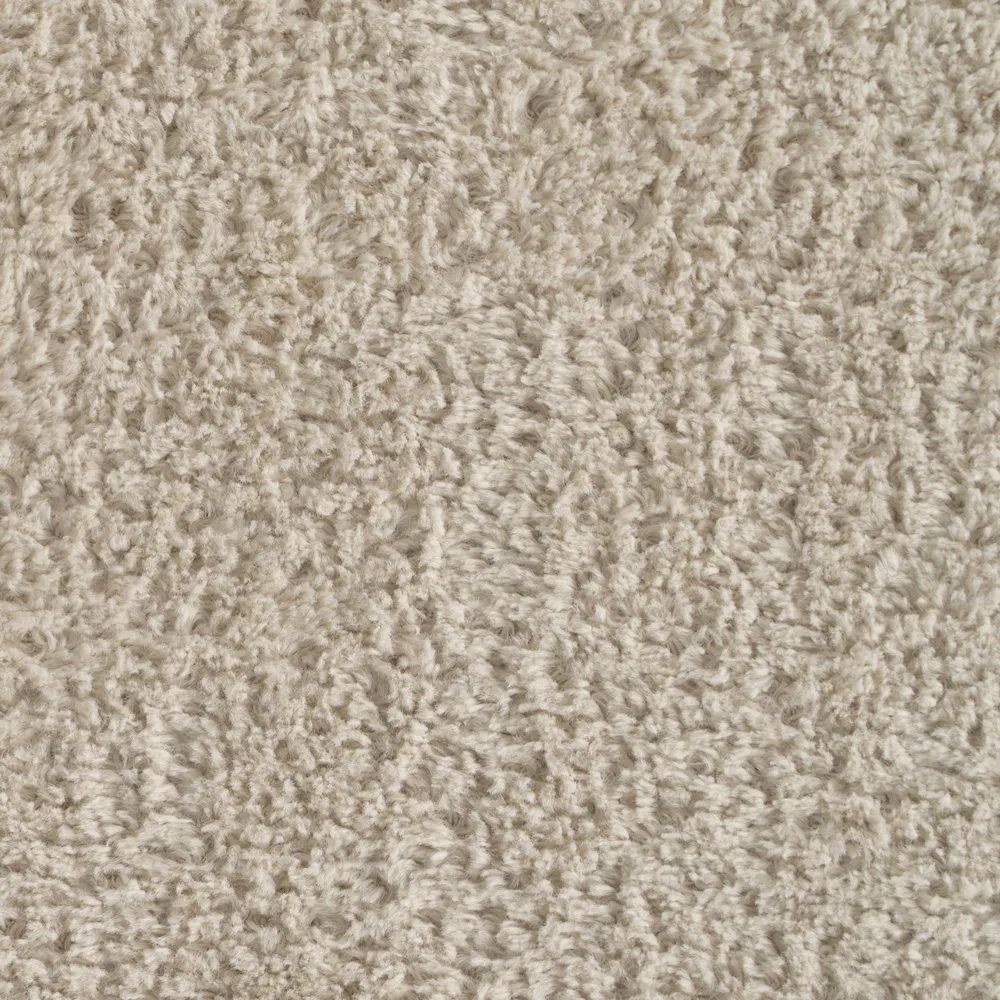 Puf de Poliéster Beige 42 x 45 x 42 cm 