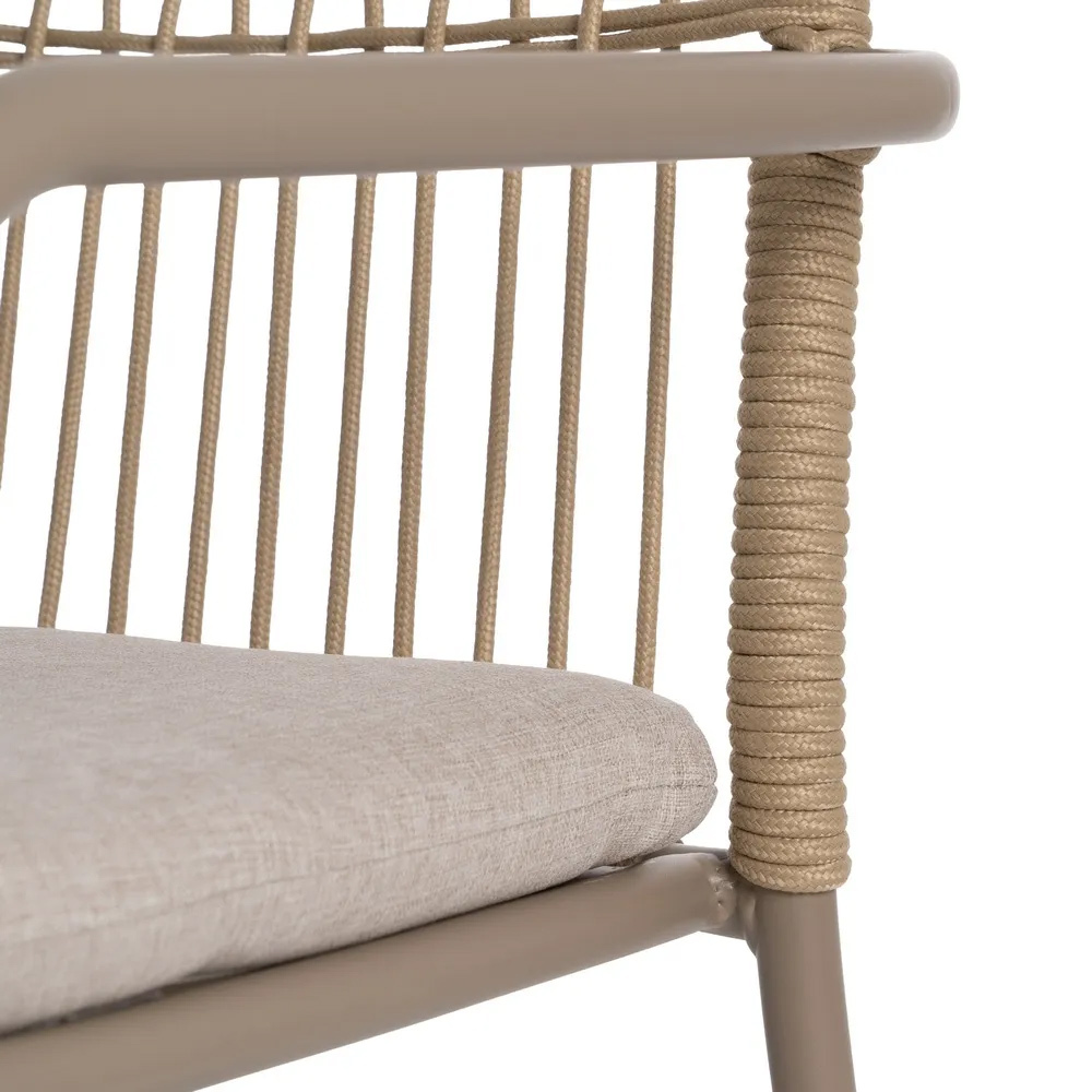 Silla Jardín de Aluminio 62 x 58 x 85 cm 