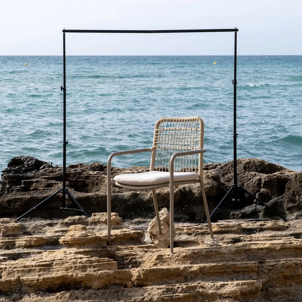 Silla Jardín de Aluminio 62 x 58 x 85 cm 