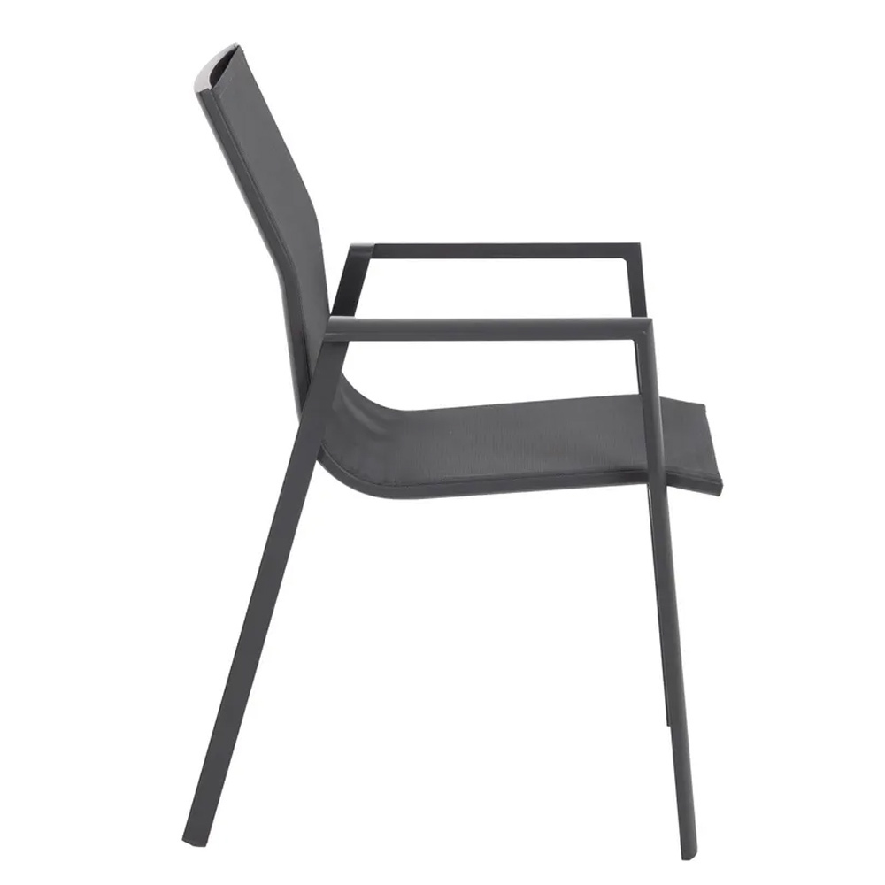 Silla Jardín de Aluminio 62,5 x 57 x 88 cm 