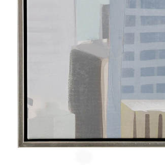 Cuadro Pintura Ciudad en Lienzo 3,5 x 120 x 80 cm 
