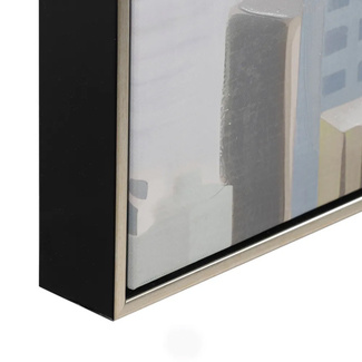Cuadro Pintura Ciudad en Lienzo 3,5 x 120 x 80 cm 