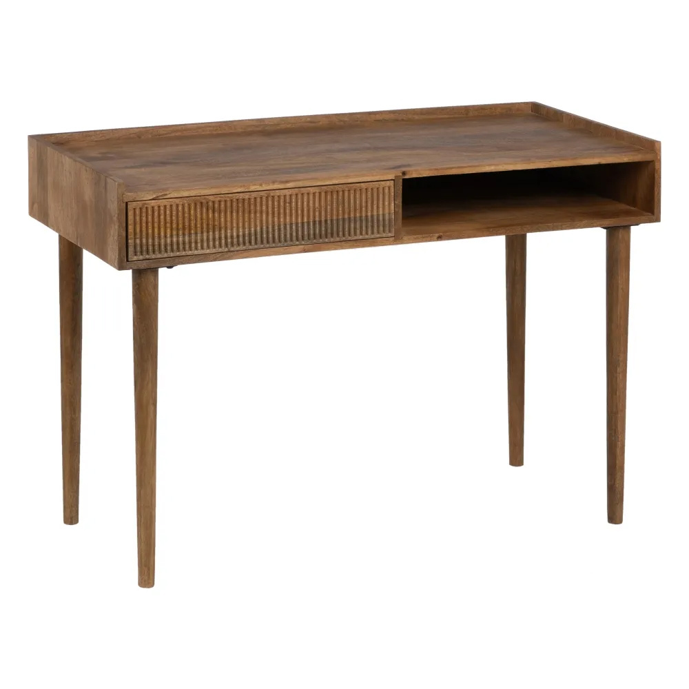 Escritorio de Madera de Mango 1 Cajón 50 x 110 x 76 cm 