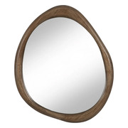 Espejo de Pared de Madera 3 x 50 x 60 cm 