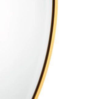 Espejo de Aluminio Oro 4 x 100 x 100 cm 