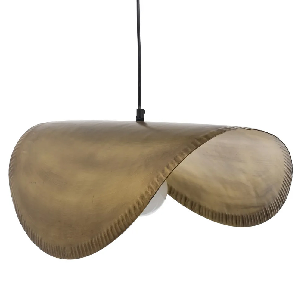 Lámpara de Techo Industrial Aluminio Oro Viejo 34 x 62 x 30 cm 