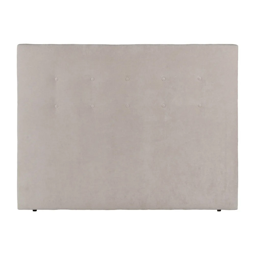 Cabecero Cama en Tejido Crema y DM 8 x 165 x 125 cm 