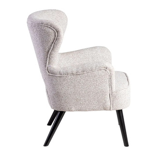 Sillón Jaspeado de Poliéster Crudo 74 x 70 x 90 cm 