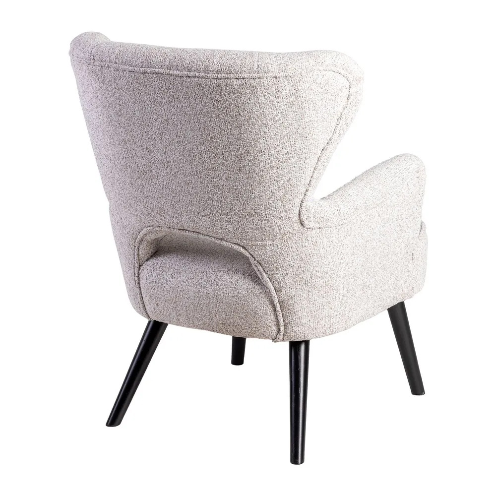 Sillón Jaspeado de Poliéster Crudo 74 x 70 x 90 cm 