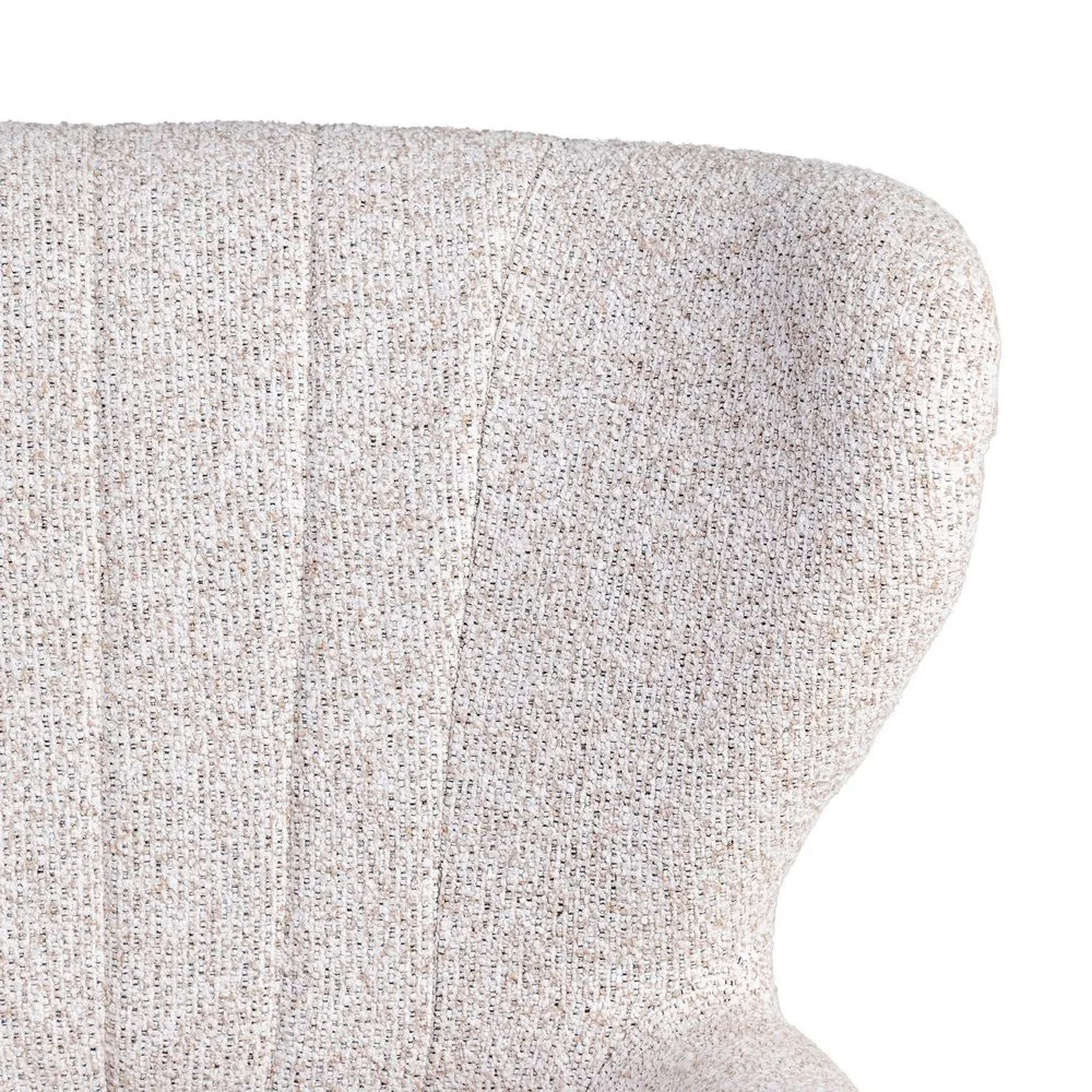 Sillón Jaspeado de Poliéster Crudo 74 x 70 x 90 cm 
