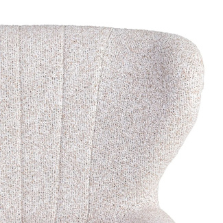 Sillón Jaspeado de Poliéster Crudo 74 x 70 x 90 cm 