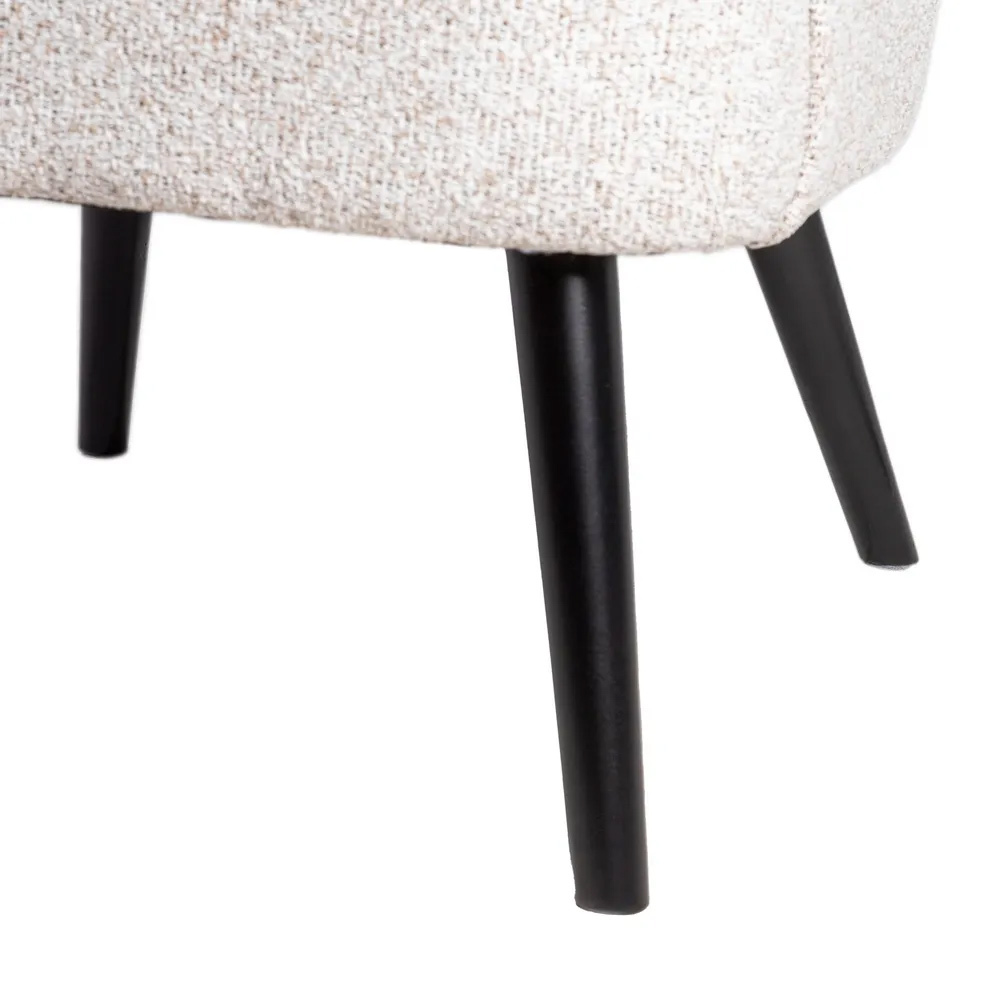 Sillón Jaspeado de Poliéster Crudo 74 x 70 x 90 cm 