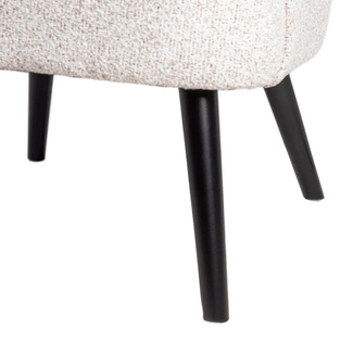 Sillón Jaspeado de Poliéster Crudo 74 x 70 x 90 cm 