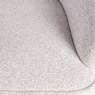 Sillón Jaspeado de Poliéster Crudo 74 x 70 x 90 cm 