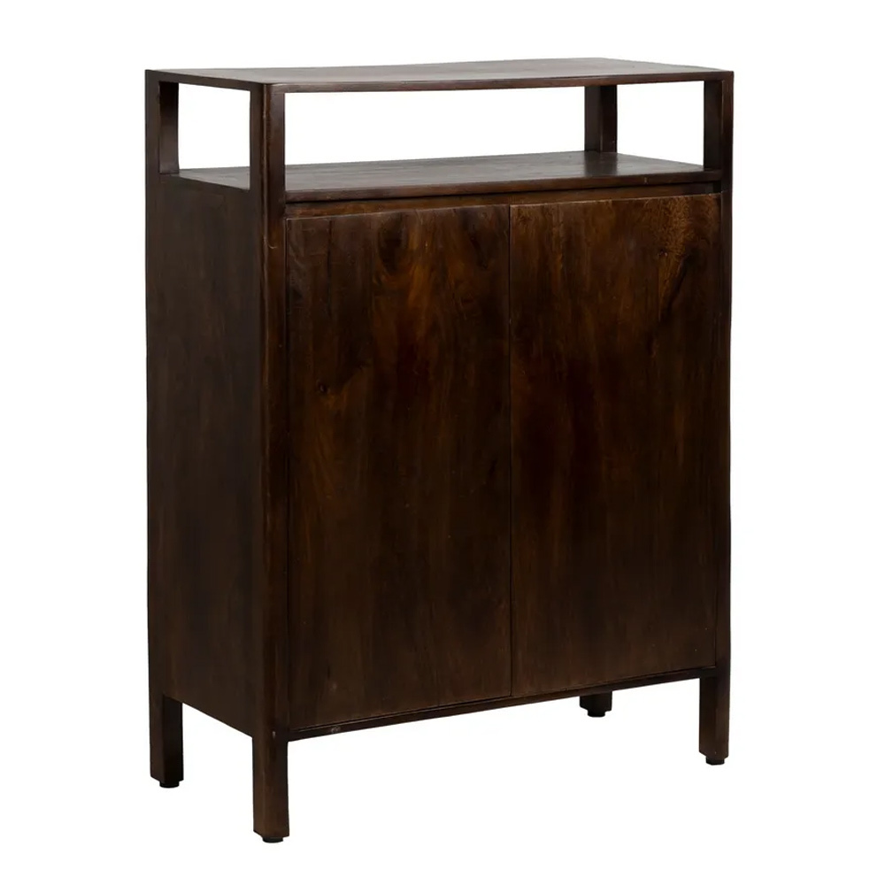 Aparador de Madera de Mango 2 Puertas 40 x 94 x 120 cm  