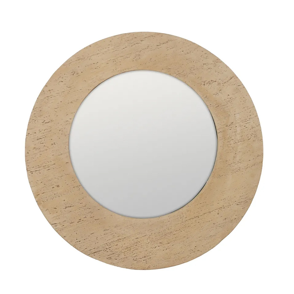 Espejo Pared de Magnesio Beige 3 x 80 x 80 cm