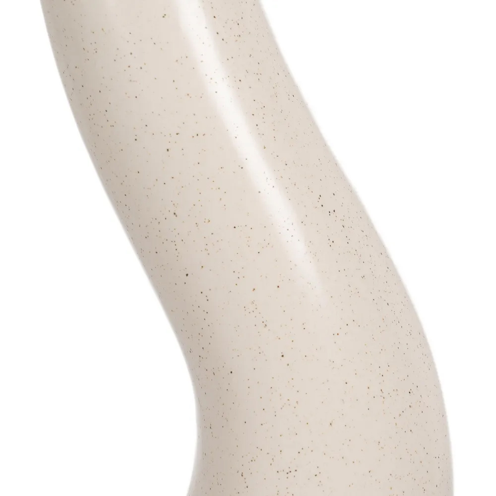 Lámpara de Suelo de Cerámica Crema 52 x 52 x 115 cm 