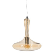 Lámpara de Techo de Cristal Caramelo 33 x 33 x 39,5 cm 