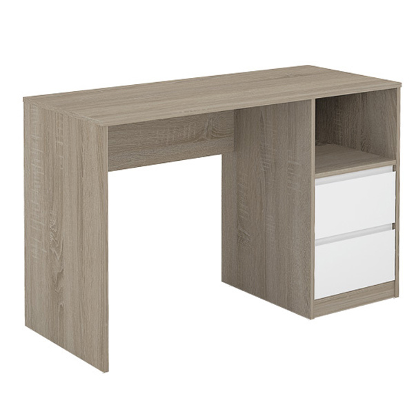Mesa de Estudio de Melamina 2 Cajones 50 x 120 x 75 cm Ref.508