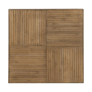 Set 2 Mesitas de Bambú Natural 32,5 x 32,5 x 70 cm 
