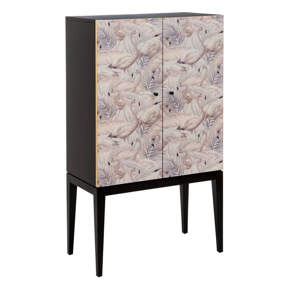 Armario Cabinet Flamenco de Madera 2 Puertas 40 x 82 x 145 cm 