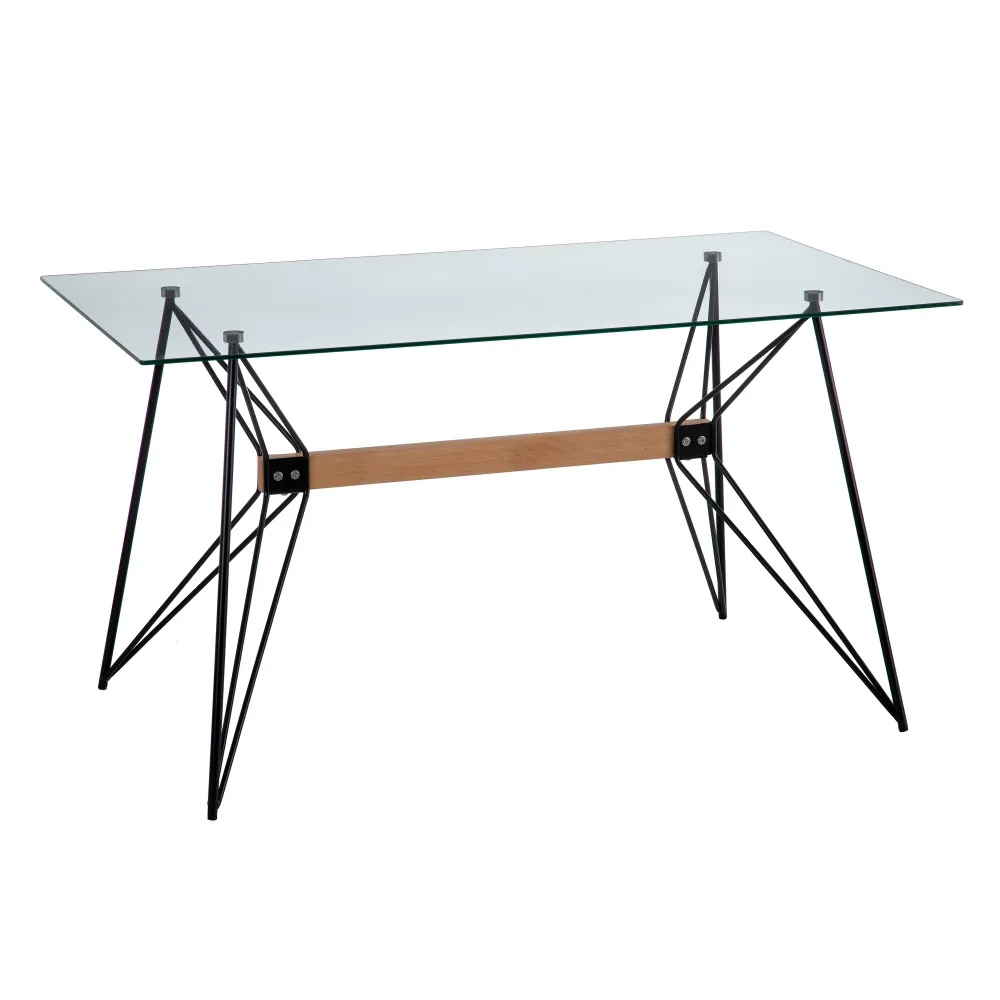 Mesa Comedor Industrial Patas Metálicas 80 x 140 x 75 cm 