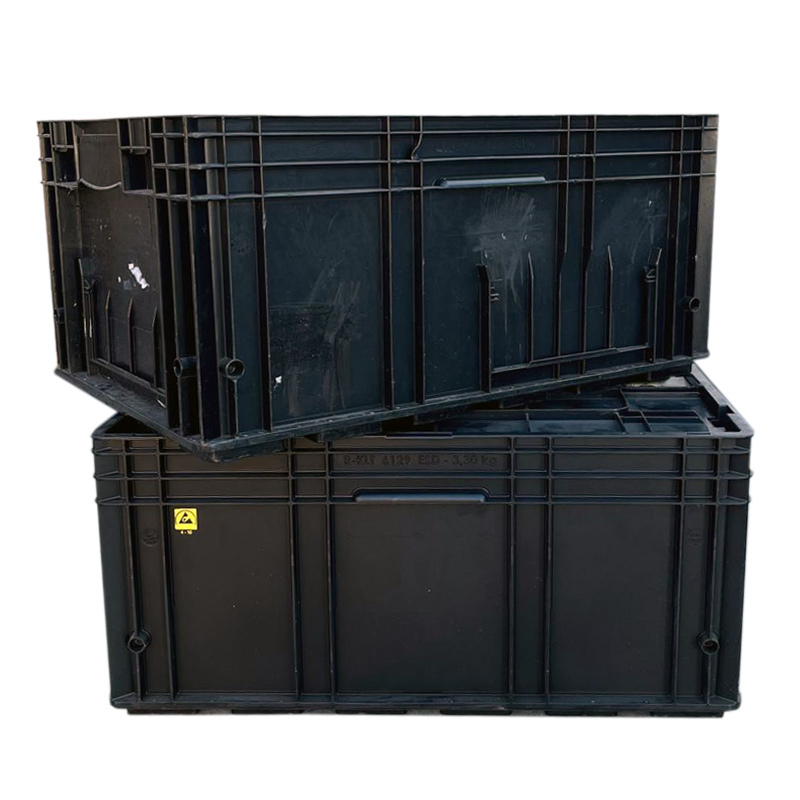 Lote de 1000 Cajas Plásticas con Tapa Antiestática 40 x 60 x 28 cm 