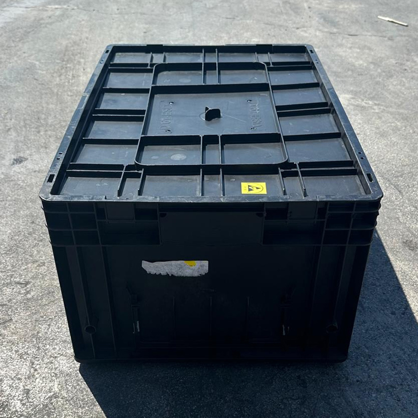Lote de 1000 Cajas Plásticas con Tapa Antiestática 40 x 60 x 28 cm 