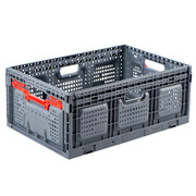 Caja Plegable y Apilable Gris 40 x 60 x 22 cm Ref.PFV6422